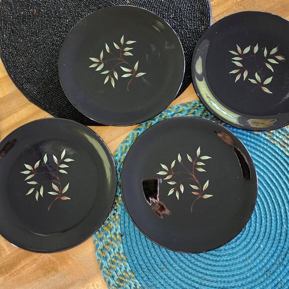 4 Botanica Salad Plates by K.I.C. 8" - Picture 3 of 4